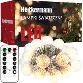Lampki Świąteczne Led Usb Heckermann 20L 6M Kulki