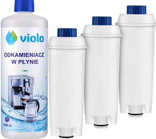 3x FILTR do ekspresu DELONGHI 1x ODKAMIENIACZ 1000 ml na Arena.pl