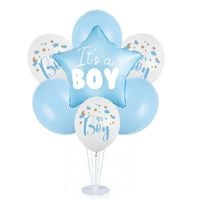 Zestaw balonów na stojaku It's a Boy