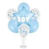 Zestaw balonów na stojaku It's a Boy