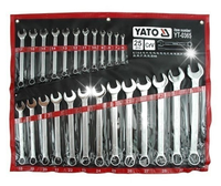 YATO ZESTAW KLUCZY PŁACHTA KLUCZE PŁASKO-OCZKOWE 6-32mm 25 SZTUK