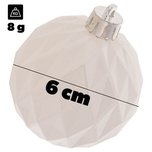 BOMBKI CHOINKOWE NIETŁUKĄCE BOMBKA NA CHOINKĘ OZDOBY ŚWIĄTECZNE ZESTAW 16x na Arena.pl