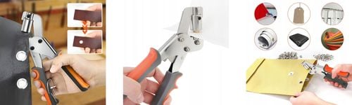 Napownica Oczkarka Ręczna do banerów plandek zasłon + 100 oczek na Arena.pl