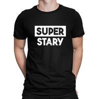 Super stary - męska koszulka na prezent dla taty S Czarny DZIEŃ TATY