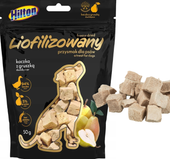 HILTON Liofilizowana KACZKA 94% i GRUSZKA przysmak psa liofilizowany 50g