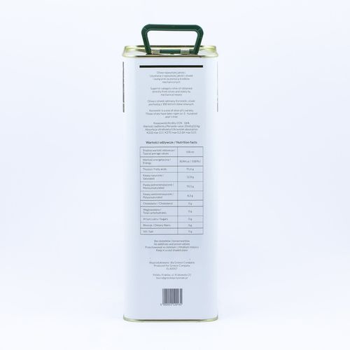 Oliwa z oliwek ZE WSI niefiltrowana Extra Virgin łagodna 0,3% 5 l na Arena.pl