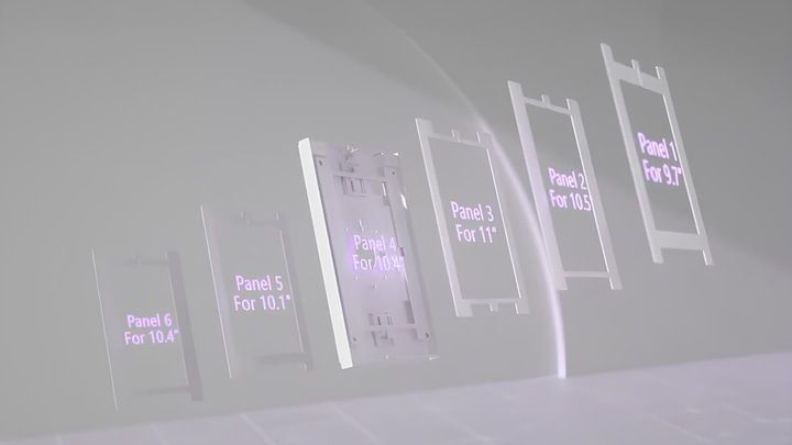 Wolnostojący Ochronny Statyw podstawka obudowa POS na tablet regulowany zdjęcie 11