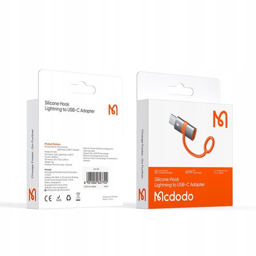 mcdodo adapter przejściówka usb-c usb typ c do lightning iphone 15 pro max na Arena.pl