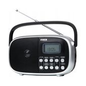 RADIO KUCHENNE SIECIOWE RETRO ZEGAR BUDZIK FM/ AM
