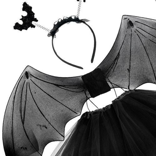 HALLOWEEN STRÓJ PAJĘCZARKA NIETOPERZ KOSTIUM TUTU na Arena.pl
