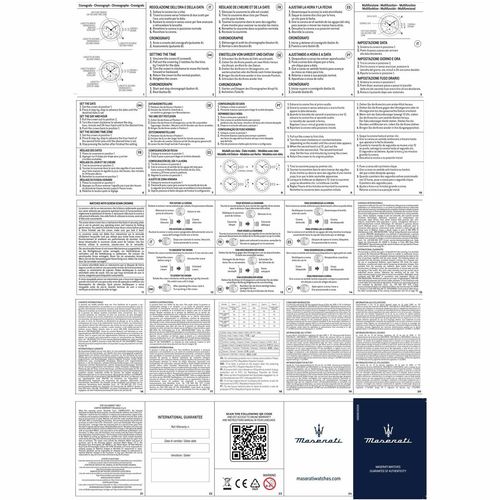 Zegarek Męski Maserati R8823100001 Wielokolorowy (Ø 43 mm) na Arena.pl