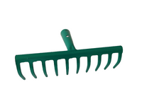 TUCHMET Grabie spawane 10 zębowe z trzonkiem 1,3 m