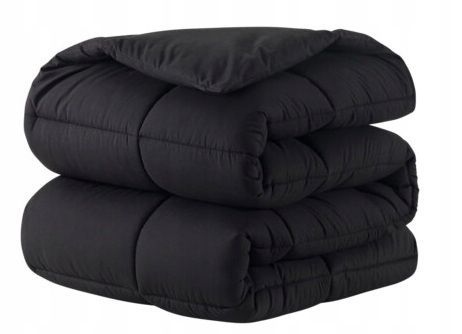KOŁDRA CAŁOROCZNA ANTYALERGICZNA 160x200 CZARNA MIĘKKA BREE POLSKA PROD na Arena.pl