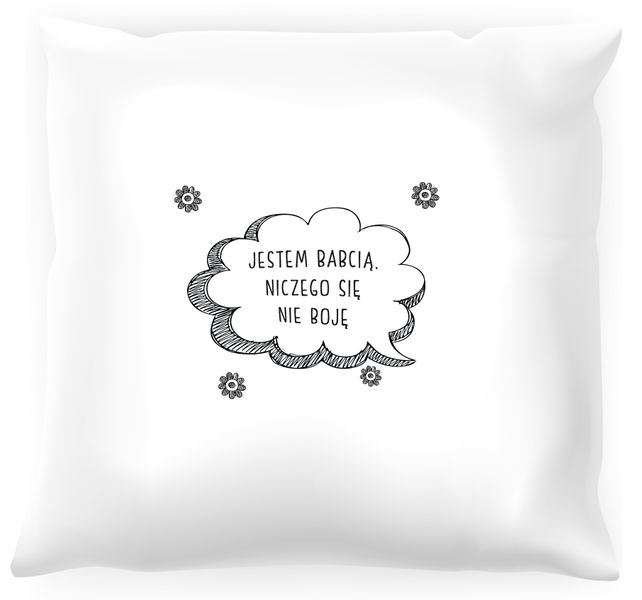 Poduszka Niczego się nie boję zdjęcie 1