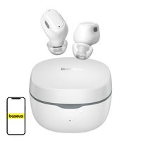 Słuchawki Baseus Bowie WM01 Bluetooth 5.3 TWS Białe Lekkie