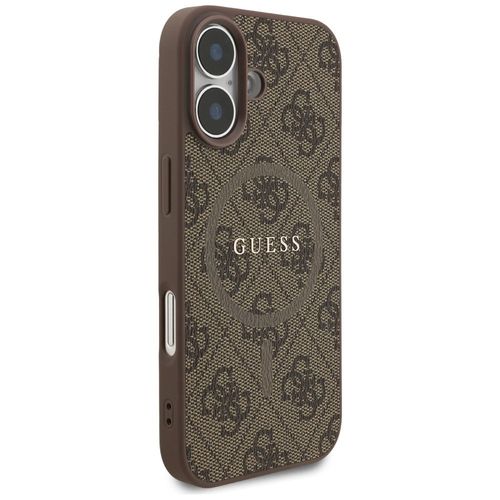Etui Guess 4G Ring Classic Logo MagSafe do iPhone 17 brązowy na Arena.pl