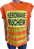 Kamizelka Kierowanie Ruchem Narzutka Koszulka Ostrzegawcza Wkładana