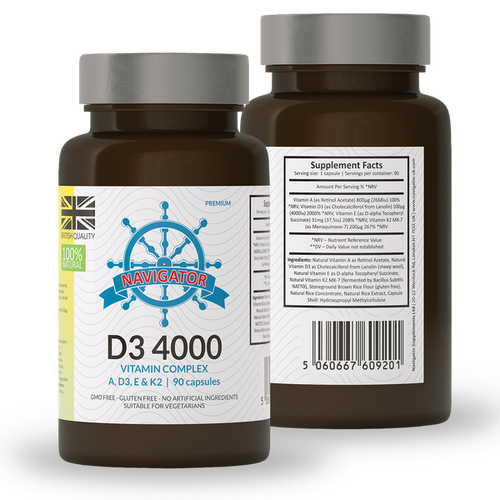 NAVIGATOR Cztery Pory Roku Witamina D3 4000 IU 90 kaps. na Arena.pl