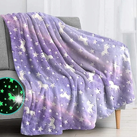 BLUZA OVERSIZE CIEPŁY KOC KOCO SZLAFROK KIESZENIE ŚWIECĄCY RĘKAWY FIOLET