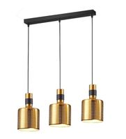 Lampa sufitowa loftowa metalowa wisząca AT37-3SZ-Gold