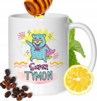 Kubek Dla Tymona Kolegi Przyjaciela Męża Z Nadrukiem Prezent Biały 330Ml