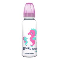 Canpol Butelka wąska 250ml PP LOVE & SEA 12m+