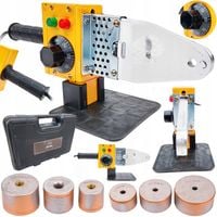 ZGRZEWARKA DO RUR PCV PP 2000W 3 Matryce 20-63MM WALIZKA 320 ZESTAW OD9107