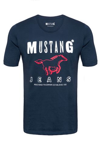 MUSTANG BASIC PRINT TEE MOOD INDIGO 1008373 5228 M na Arena.pl