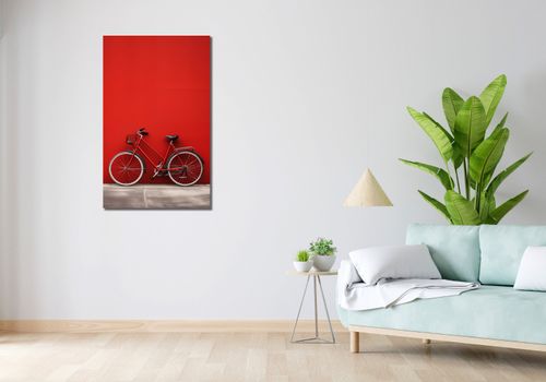 Obraz 60x100cm Czerwony Rower na Arena.pl