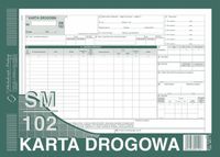 KARTA DROGOWA A4 SM 102