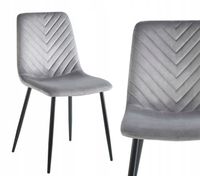 krzesło k5-fx velvet szare