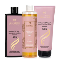 Glantier 585 Zestaw: szampon + maska + olejek