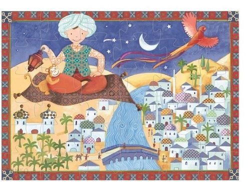 DJECO Puzzle tekturowe Ali Baba 36 elementów na Arena.pl