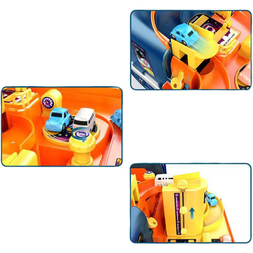 Autko Pojazd Kosmiczny 2W1 Jeździk 4 Autka Tor Samochodowy Dźwięki Światła na Arena.pl