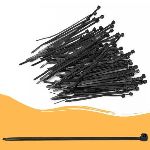 Opaski zaciskowe czarne trytki kablowe 200x3.6mm nylonowe 100 szt na Arena.pl