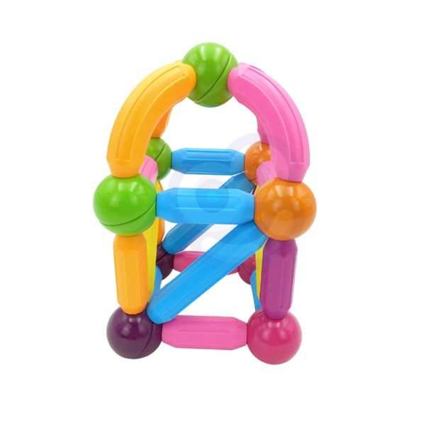 WOOPIE Magnetyczne Klocki Konstrukcyjne Edukacyjne Duże Grube 28 el. zdjęcie 6