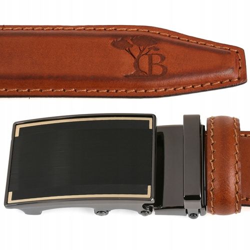 Pasek męski skórzany do spodni automat Beltimore na Arena.pl