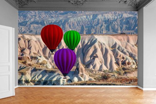 Fototapeta BALONY NAD WIDOKIEM SKALNYM 390x280 na Arena.pl