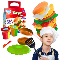 plastelina zestaw kreatywny burgery hamburger mały kucharz 41144
