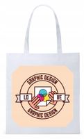 Dla Grafika Na Prezent Torba Eco Biała Shopper Z Nadrukiem Ze Zdjęciem