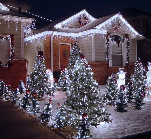 SOPLE FLASH 500 LED ZEWNĘTRZNE BIAŁE ZIMNE lampki z Zimnym Flashem na Arena.pl