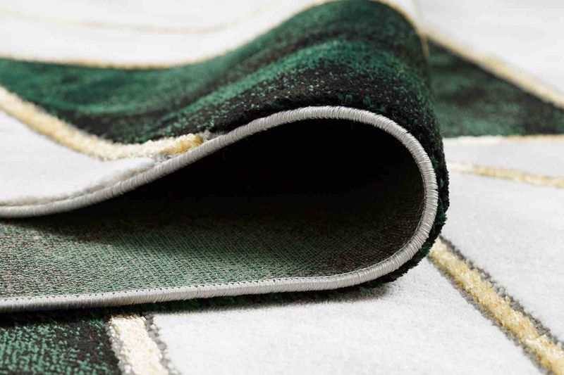 RUG/LU/ESTEMA/MARBLE3/BOTTLEGREEN+GOLD/140x190 zdjęcie 7
