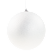KULA STYROPIANOWA BOMBKA z ZAWIESZKĄ 15CM BOMBKI ZE STYROPIANU styropianowe