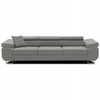 KANAPA RIGATTO JASNY SZARY Wersalka Rozkładana Funkcja Spania KRONOS