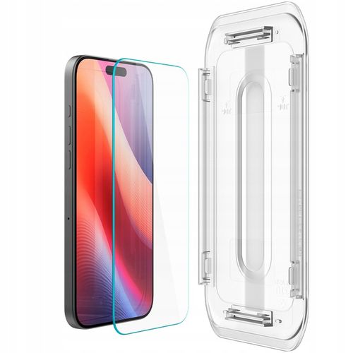 Szkło hartowane do iPhone 16 Pro, Spigen EZ Fit 2P, z aplikatorem, mocne na Arena.pl