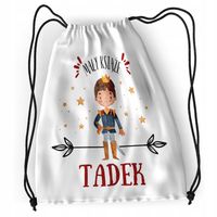 Plecak Sportowy Szkolny Dla Tadka Syna Dziecka Z Nadrukiem Ze Zdjęciem