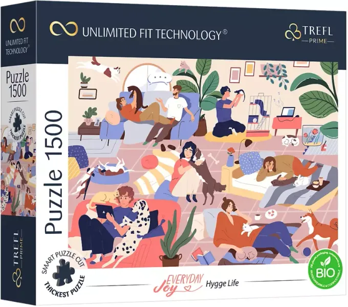 Puzzle 1500 elementów. Hygge Life zdjęcie 1