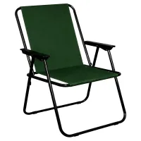 Krzesło turystyczne składane z oparciem plażowe ogrodowe kempingowe lekkie