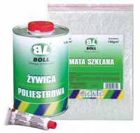Zestaw Naprawczy Boll Żywica Poliestrowa 970g + Mata szklana 300g