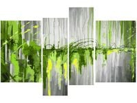 OBRAZ GREEN WATERFALL ZIELONY WODOSPAD